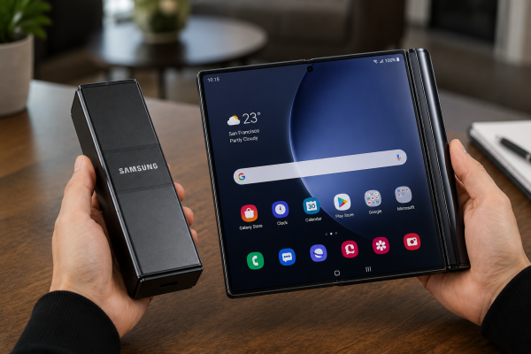 Samsung'un tuğla şeklindeki katlanabilir telefon patenti