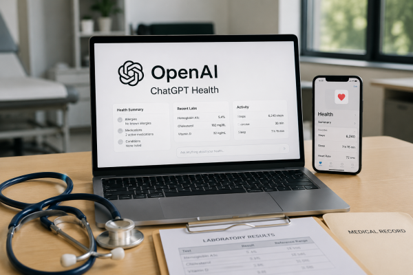 ChatGPT Health ABD'de Geniş Kapsamlı Kullanıma Açıldı: Sağlık Verileri Artık Yapay Zekâ İle Doğrudan Paylaşılabilecek