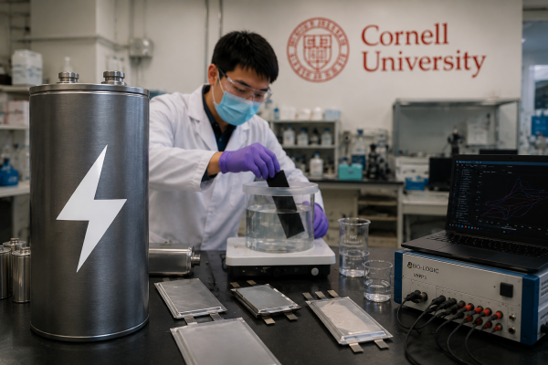 Cornell Üniversitesi Geliştirdi: Bitmiş Pilleri Yüzde 95 Kapasiteye Döndüren Yeni Yöntem