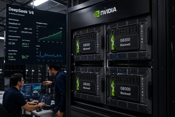 NVIDIA Blackwell Yazılım Optimizasyonlarıyla DeepSeek V4 Maliyetini 5 Kat Düşürdü NVIDIA Blackwell Yazılım Optimizasyonlarıyla DeepSeek V4 Maliyetini 5 Kat Düşürdü